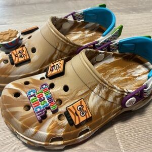 CROCS Kids Brown Cartoon Clogs